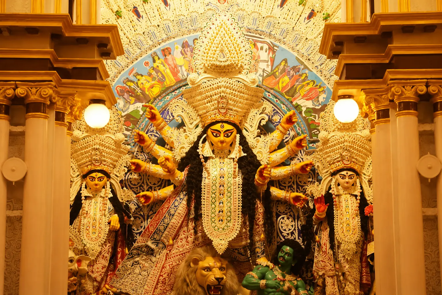 Classic Durga Puja Grandeur